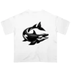 animal×animalのkiller whale×crocodile=? Oversized T-Shirt