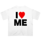 【シリーズ】おもしろ格言ショップの【おふざけシリーズ】I♡ME オーバーサイズTシャツ