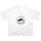 Maum Saek-kkalのColorful polka dot T オーバーサイズTシャツ