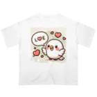 colorsの小鳥のラブちゃん オーバーサイズTシャツ