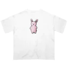 みつまめこshopのポテっとうさぎ Oversized T-Shirt