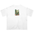 kamako-0608の観葉植物のイラスト Oversized T-Shirt