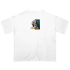 OdenChikuwabuの希望犬「自己信頼」 オーバーサイズTシャツ