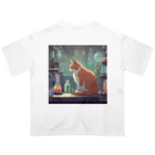 oekakishopの研究する猫 Oversized T-Shirt