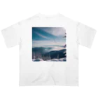 awawoの青空と山の風景 オーバーサイズTシャツ