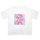 ゆめかわSHOPの（いぬ）かわいいわたあめ動物園 Oversized T-Shirt