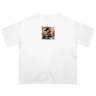 shitelkAIのDANCING BEAR04 オーバーサイズTシャツ