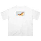 Creator_Dad-crocodileのキュートな子猫のイラスト オーバーサイズTシャツ