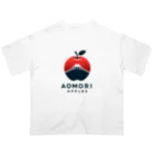 KUMACHOPのあおもりりんごと岩木山 オーバーサイズTシャツ