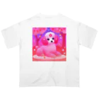 ふぇありぃているのお花見犬 Oversized T-Shirt