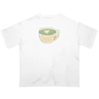 orange_honeyの抹茶オレ　ワンポイント オーバーサイズTシャツ