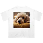 barkcutelyのリラックスプードル オーバーサイズTシャツ