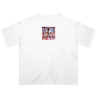 taka-kamikazeのダンシング赤ちゃん Oversized T-Shirt