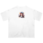 ライダーズのバイク女子　ばくおん!!系 Oversized T-Shirt