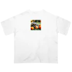 saijo79のオレンジミドリガメ Oversized T-Shirt