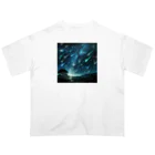 daruman77の流星群 オーバーサイズTシャツ