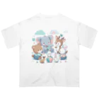 Cute! Salesの森の動物たち Oversized T-Shirt