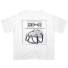 rokkakukikakuのカヌー犬　ライフジャケット Oversized T-Shirt