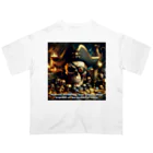 NikuQAIのShadowed Treasures: The Pirate's Legacy Oversized T-Shirt