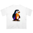 .ANIMALのドットペンギン　ききかえす ver Oversized T-Shirt