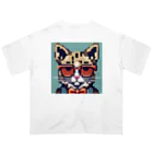 Walnut WhisperのSharp Cat オーバーサイズTシャツ