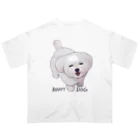 我楽汰倉庫_第二支部(犬)のHAPPY DOG Oversized T-Shirt