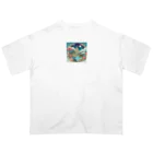 Lovers-chapelの美しい城 Oversized T-Shirt