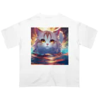 raimskの泳ぐ猫 Oversized T-Shirt