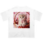 neko_shopのかごねこ3 オーバーサイズTシャツ