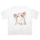 もふっとチンチラ🐭のおてあげチンチラ Oversized T-Shirt