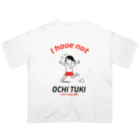 ハッピーキッズTシャツのキャラクター早わかりTシャツ「落ち着きがない」女の子 オーバーサイズTシャツ