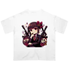 推しの美少女とアイドルのマフィア系少女 Oversized T-Shirt