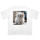 SkyBlueのキュートな子猫 オーバーサイズTシャツ