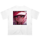 ぶーたんの熱血少女の燃える情熱 Oversized T-Shirt