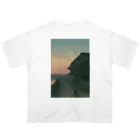 世界美術商店の森ケ崎の夕日 / Sunset at Morigasaki Oversized T-Shirt