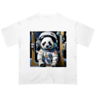 SHIZUKUの宇宙パンダ オーバーサイズTシャツ