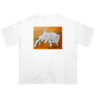 Yoshico-1655の幸せな夢をみる仔猫たち・油絵 Oversized T-Shirt