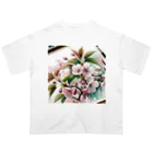ゆかまるSHOPの葉桜 Oversized T-Shirt