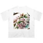 ゆかまるSHOPの葉桜 オーバーサイズTシャツ