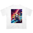 BRAVO DESIGNの宇宙飛行士パンダ オーバーサイズTシャツ