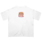 クリームのかわいい天使 オーバーサイズTシャツ