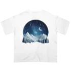JUPITERの幻想的な冬の夜 Oversized T-Shirt