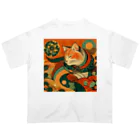 あずきば-あたりの着物猫シリーズ Oversized T-Shirt