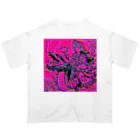 moon_takuanの観世音菩薩と龍2「Kanzeon Bodhisattva and dragon2」 オーバーサイズTシャツ