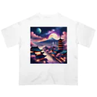 WifebearのJapan Galaxy Oversized T-Shirt