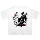 影の戦士コレクションの蝶影舞 Oversized T-Shirt