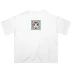 yu_yu_の子供が考えてくれた猫 オーバーサイズTシャツ