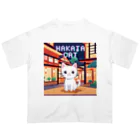 DanefushiのHAKATA CAT オーバーサイズTシャツ