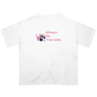 yurufemのAlways on your side  オーバーサイズTシャツ