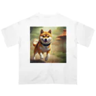 Ricky-Rickyのやんちゃな柴犬 オーバーサイズTシャツ